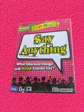 Say Anything Party Board Game - Pink